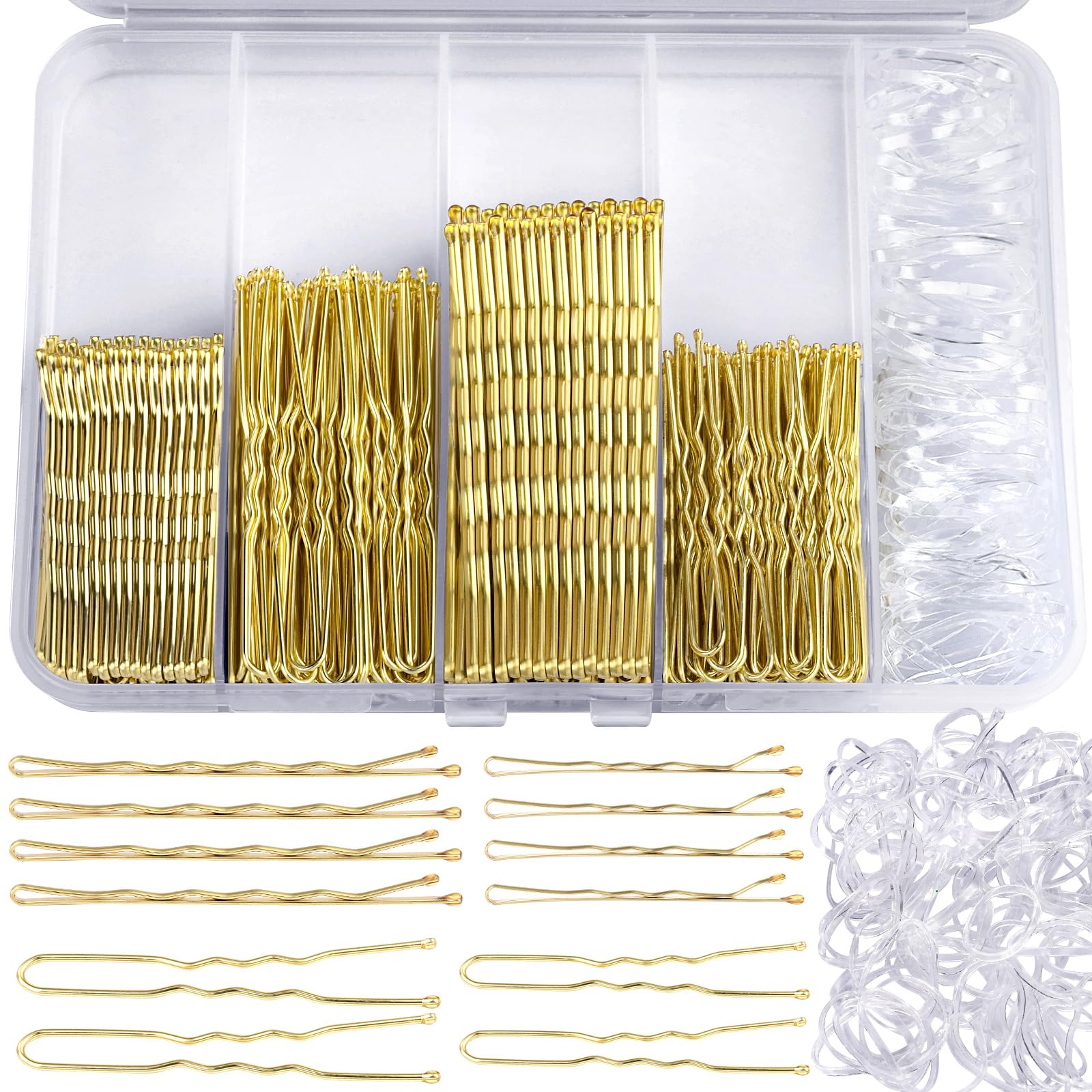 Teenitor blonde 2-inch bobby pins for secure, discreet hair holds.
