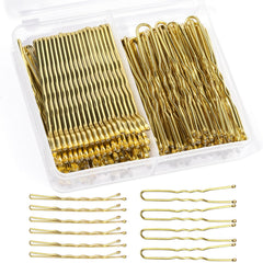 Teenitor blonde bobby pins set blends invisibly for natural styling.