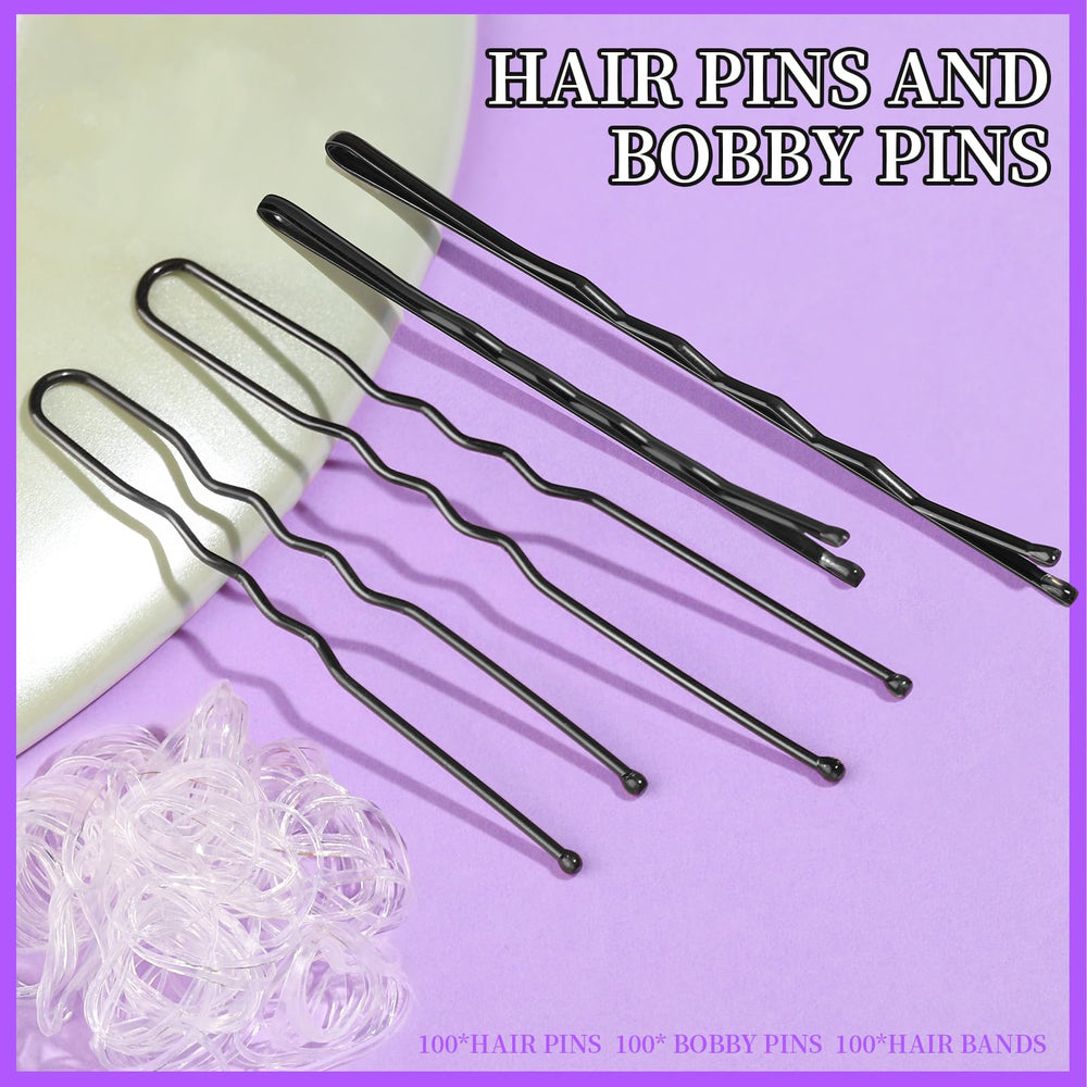 Teenitor 2-75-inch black bobby pins for versatile styling