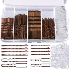 Teenitor brown bobby pins 2in secure everyday hairstyles