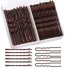 Teenitor brown 2in bobby pins provide secure everyday hold.