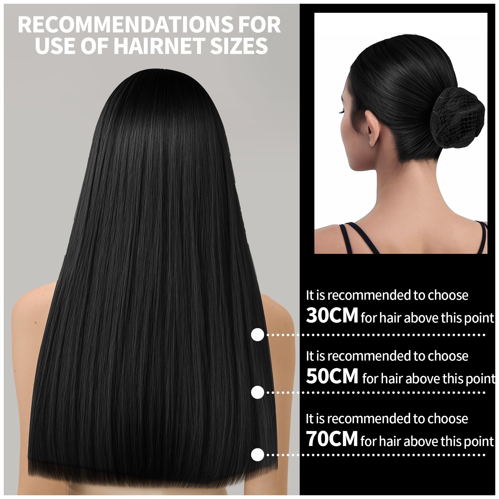 Teenitor 6cm bun clips provide extra hold during performances.