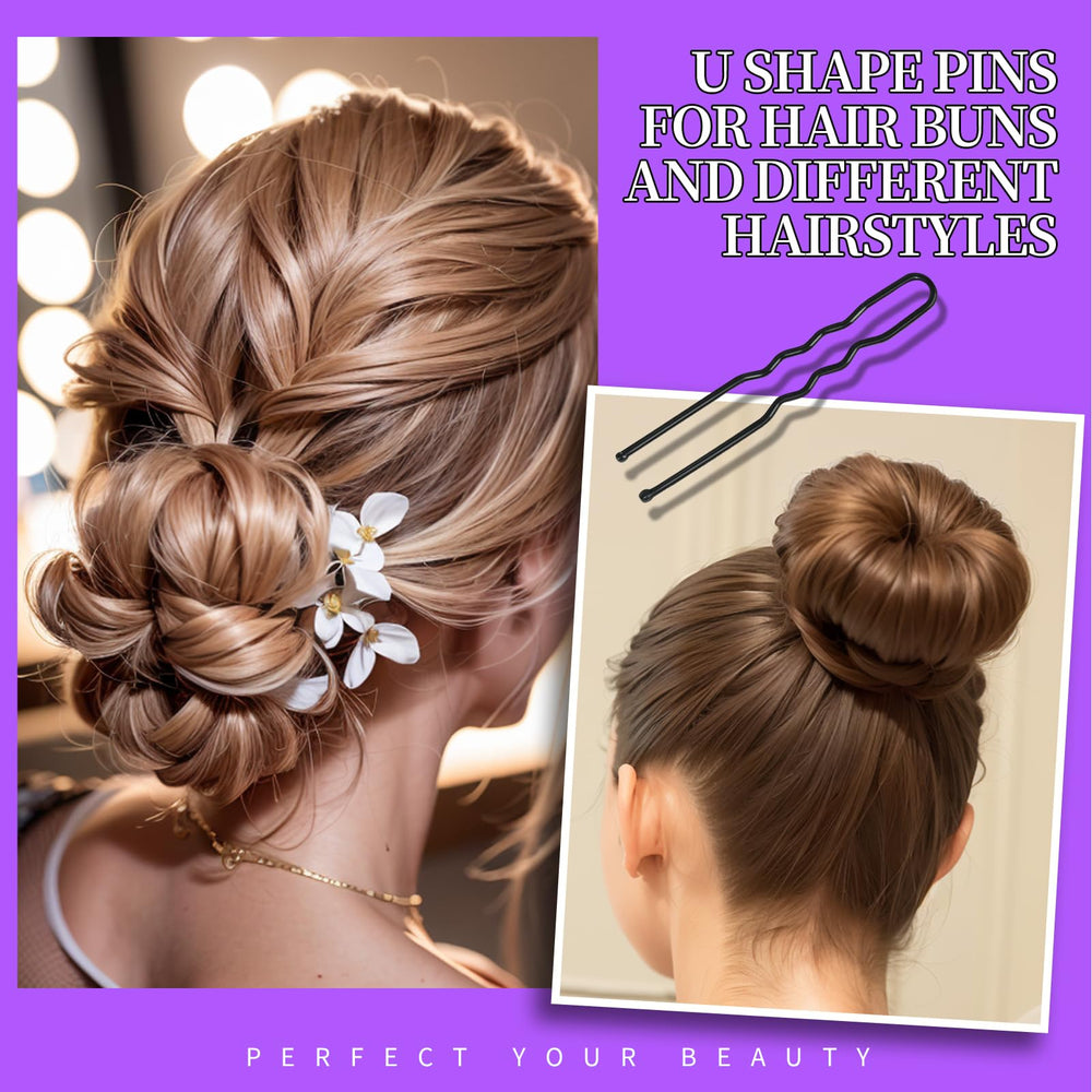 Teenitor 2-inch bun pins for secure buns and chignons