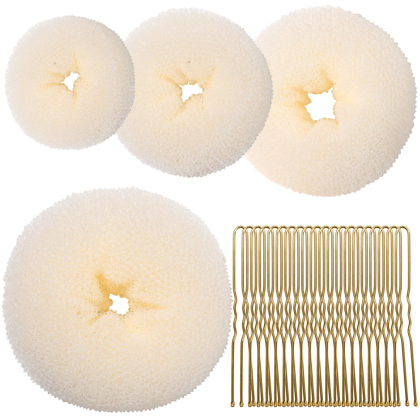 Teenitor bun shaper extra-large for thick hair, creating a secure doughnut bun quickly.
