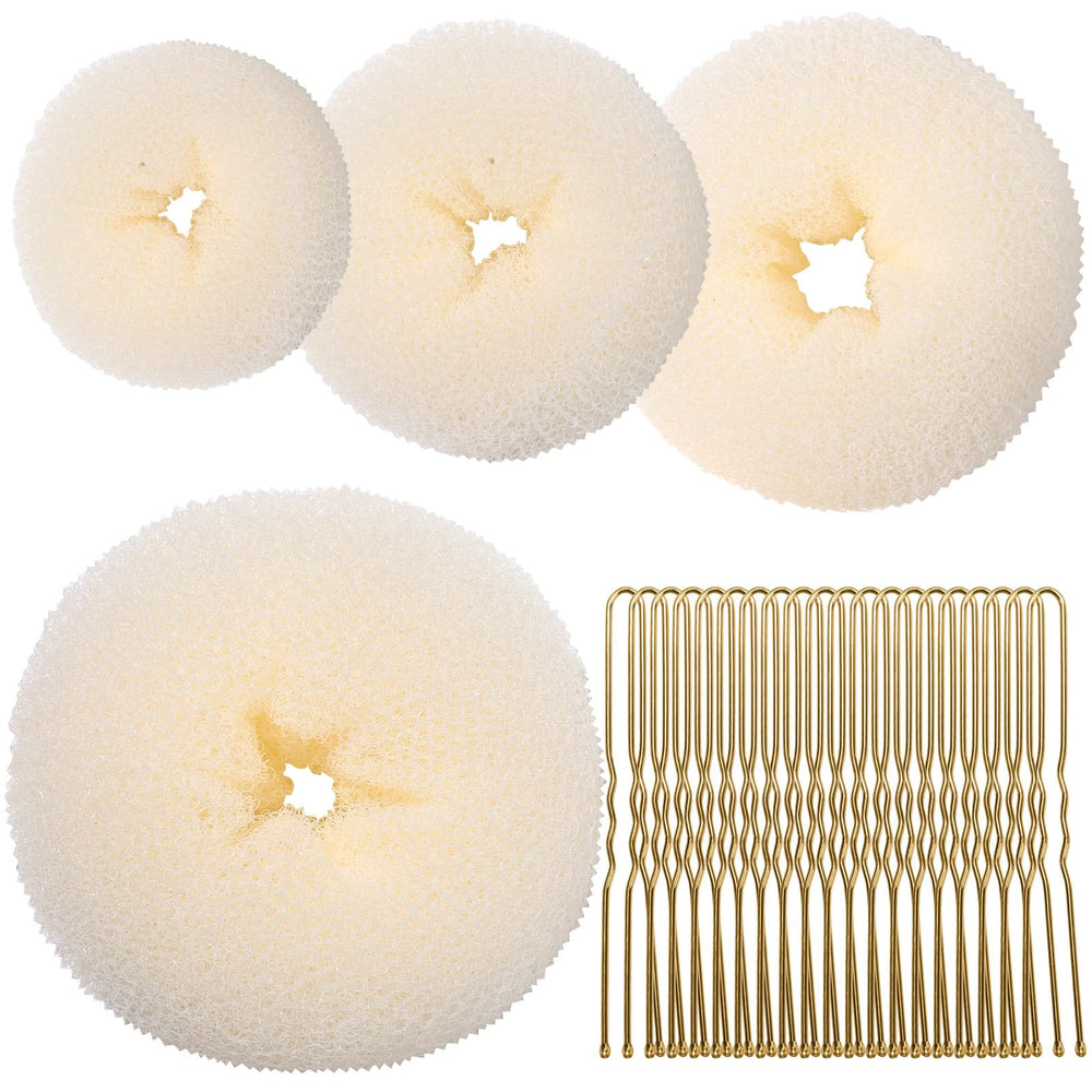 Teenitor bun shaper extra-large for thick hair, creating a secure doughnut bun quickly.