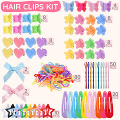 Teenitor butterfly clips add color accents for everyday hairstyles.