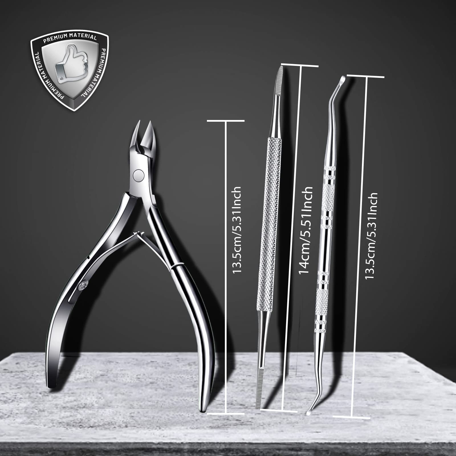 Teenitor comprehensive ingrown toenail set in use for grooming