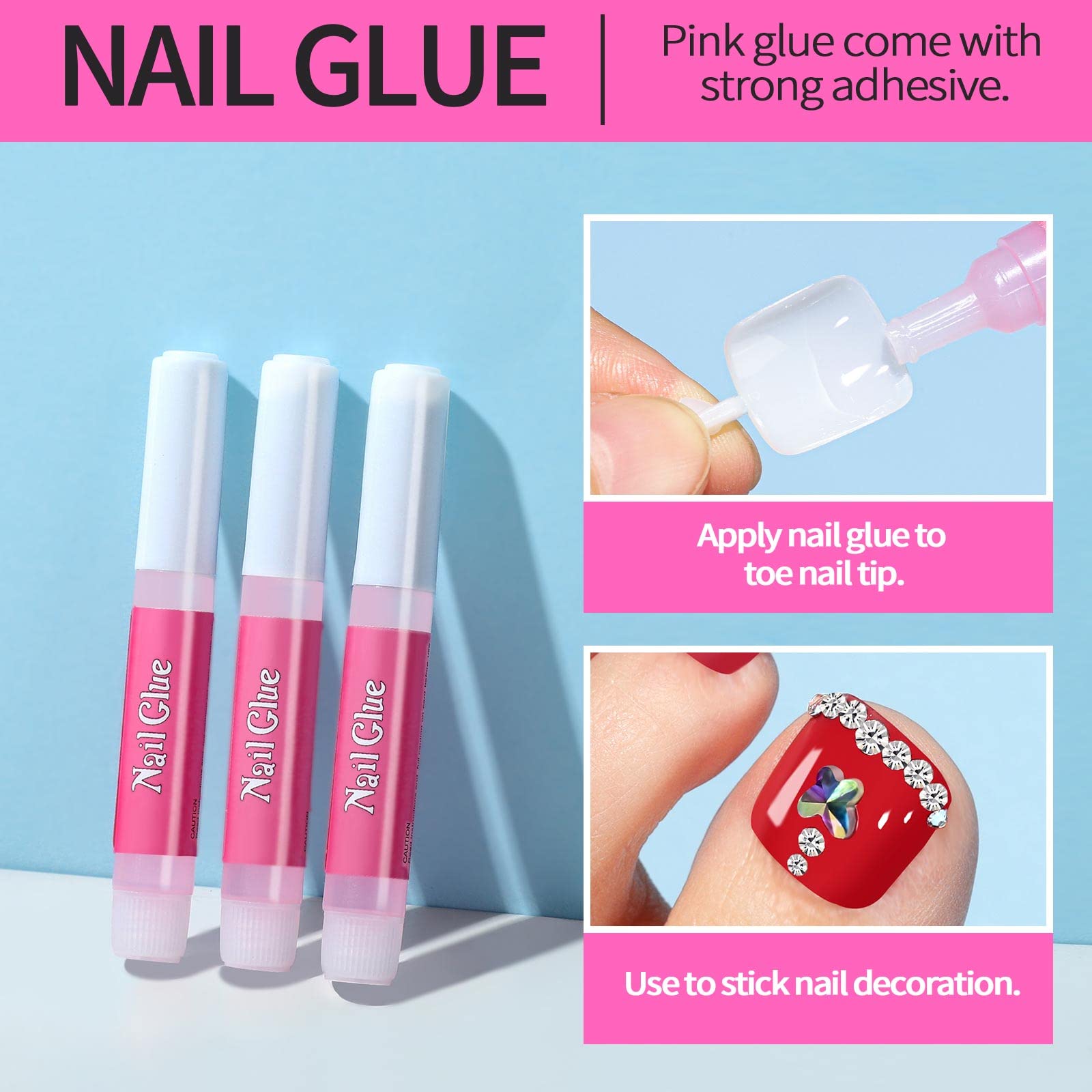 Teenitor double-ended cuticle pusher for cleaning and shaping nail edges.