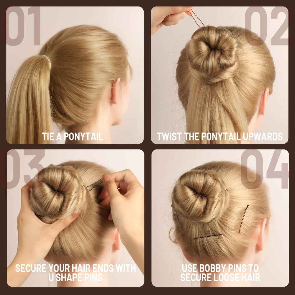 Discreet brown color blends naturally for daily wear.