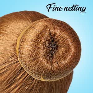Teenitor dance class bun setup using nets and pins