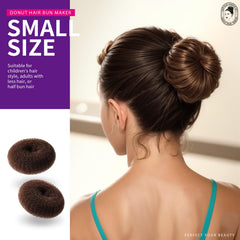 Teenitor rosquilla mediana para moño, ideal para looks diarios