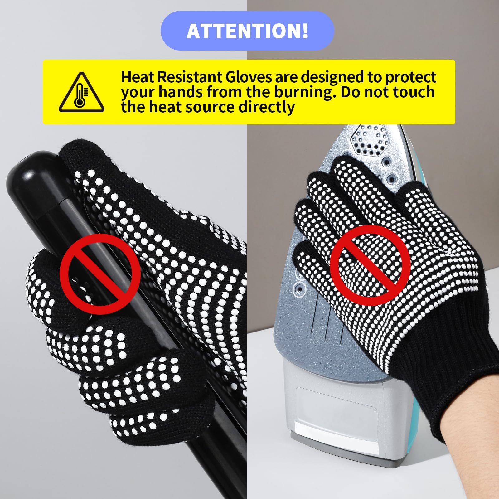 Teenitor easy-clean gloves simplify post-use rinsing or dishwasher cleaning.