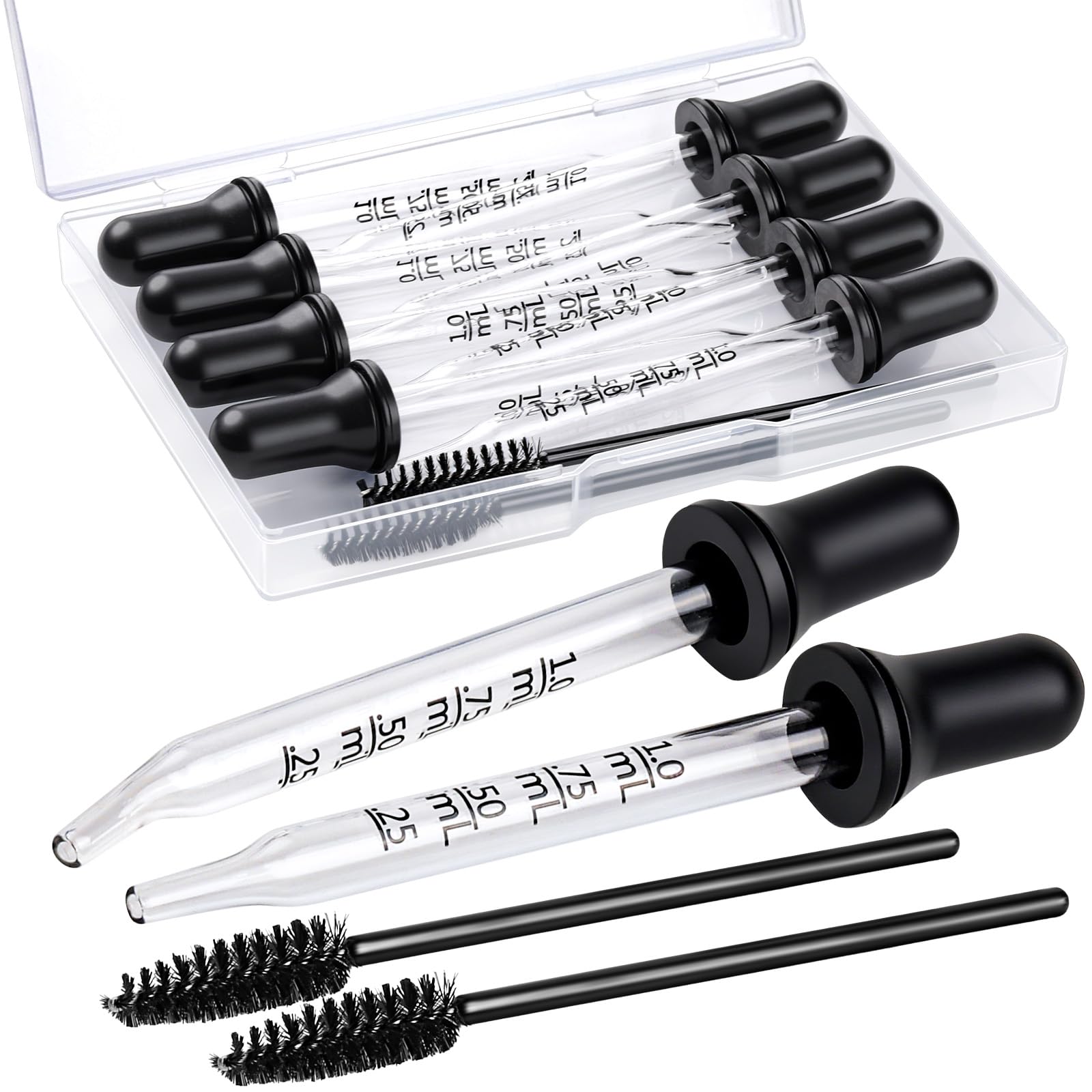 Teenitor eye dropper set in box for organized storage and portability