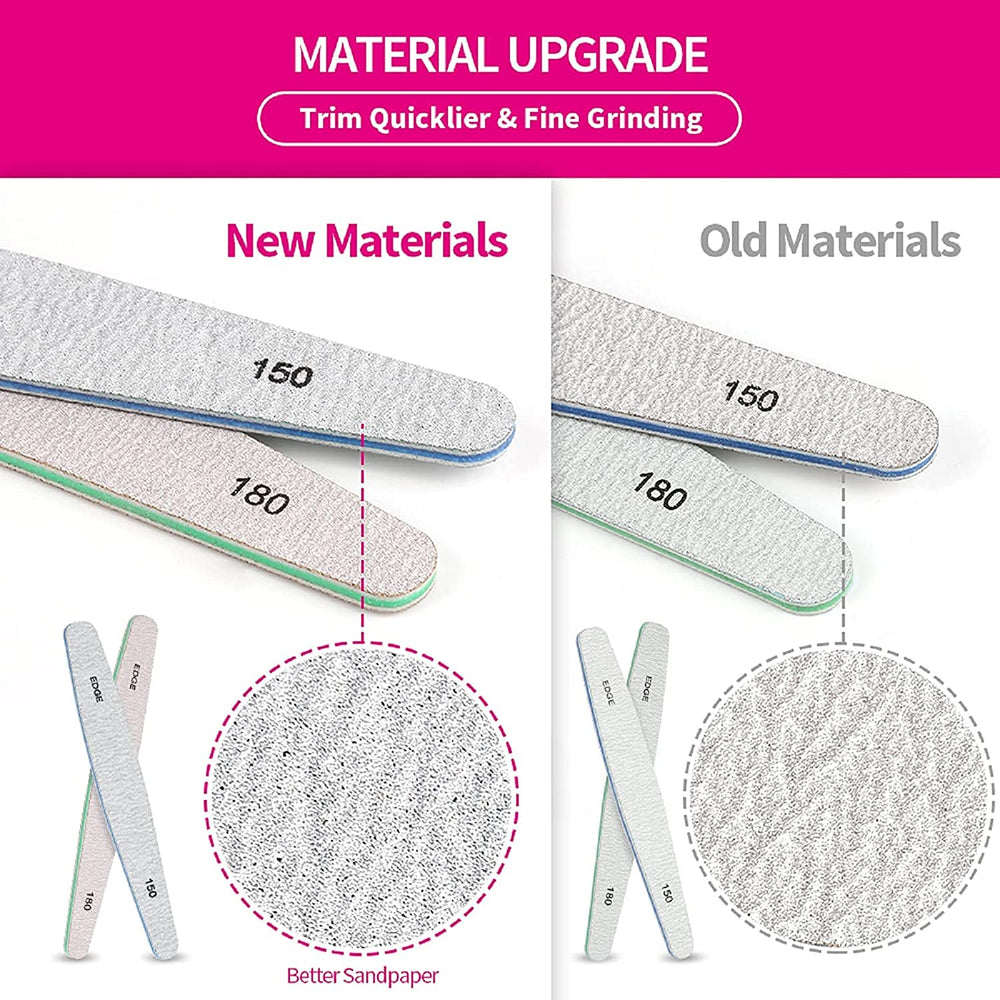 Teenitor four shapes rhombus included for versatile nail styling