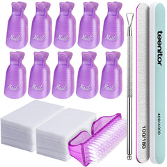 Teenitor Gel Nail Remover Kit Clips for safe at-home gel removal