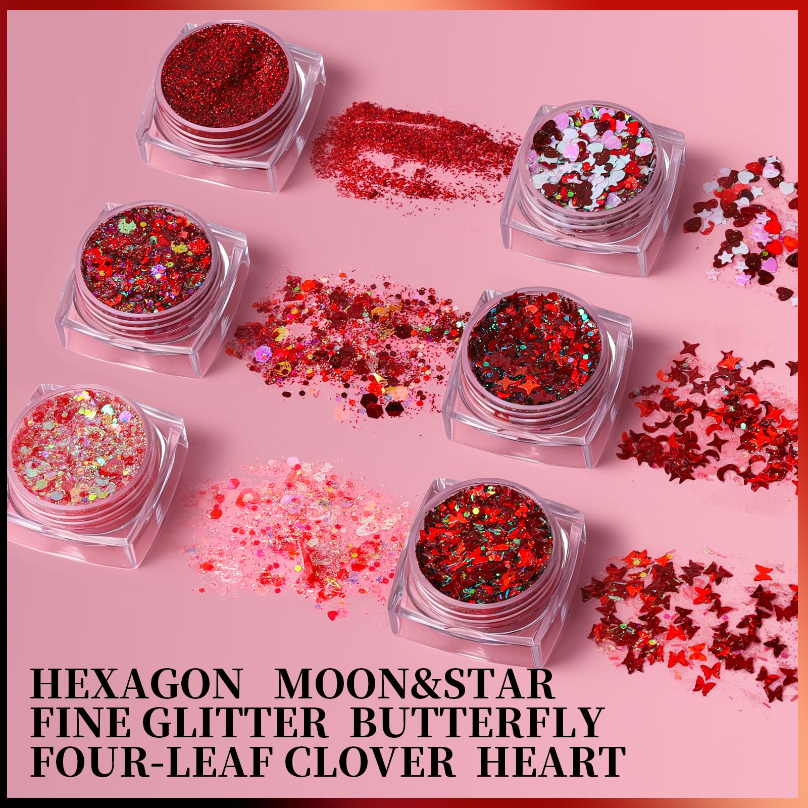 Teenitor glitter gel on skin, quick-dry and long-lasting.