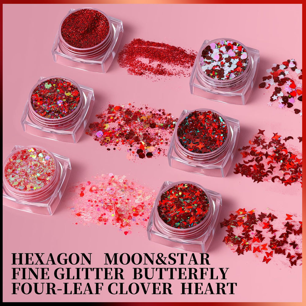Teenitor glitter gel on skin, quick-dry and long-lasting.