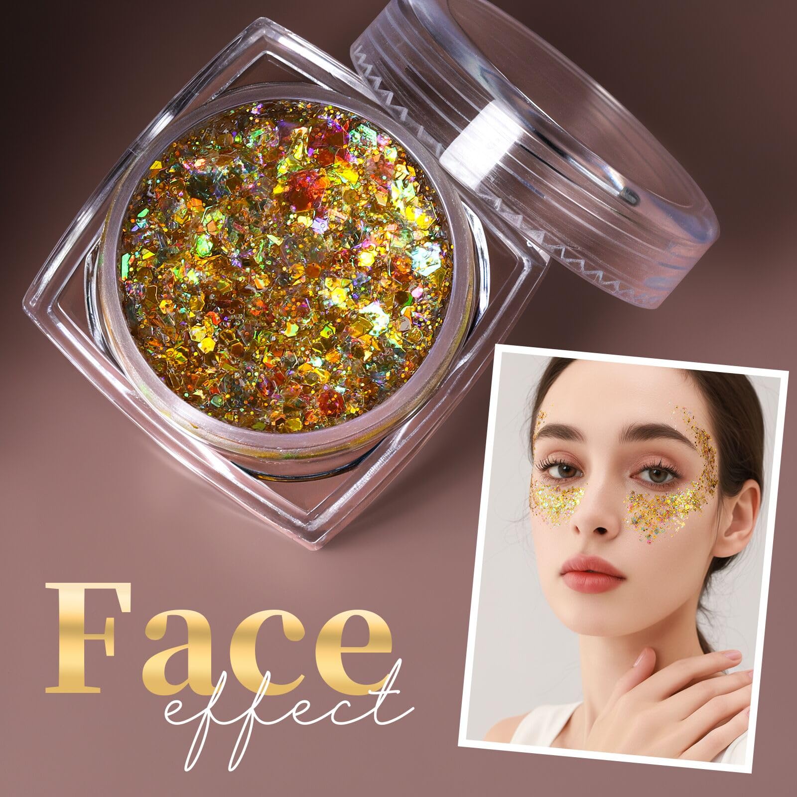 Teenitor glitter shapes including stars and hearts for bold accents.