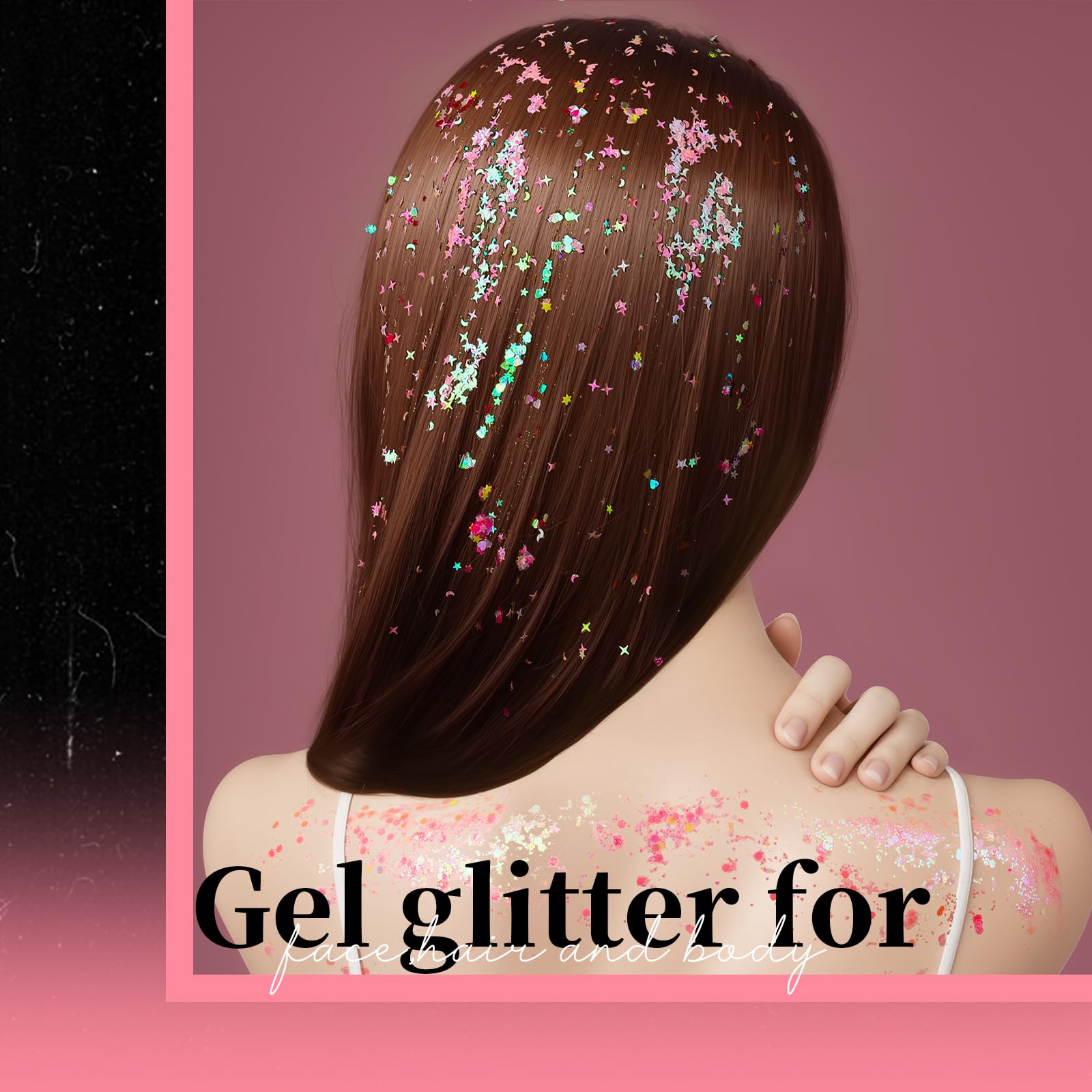 Teenitor glitter shift under light creates dynamic, festival-ready shine.