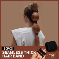Teenitor gomas negras seamless, soporte estable para peinados voluminosos