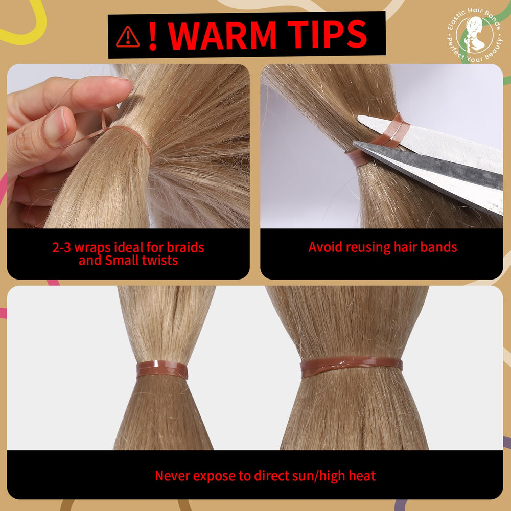 Teenitor hair bands slide on easily without pulling or snagging