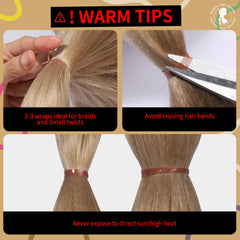 Teenitor hair bands slide on easily without pulling or snagging
