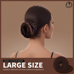 Teenitor Hair Bun Maker Large Bun creates polished updos quickly