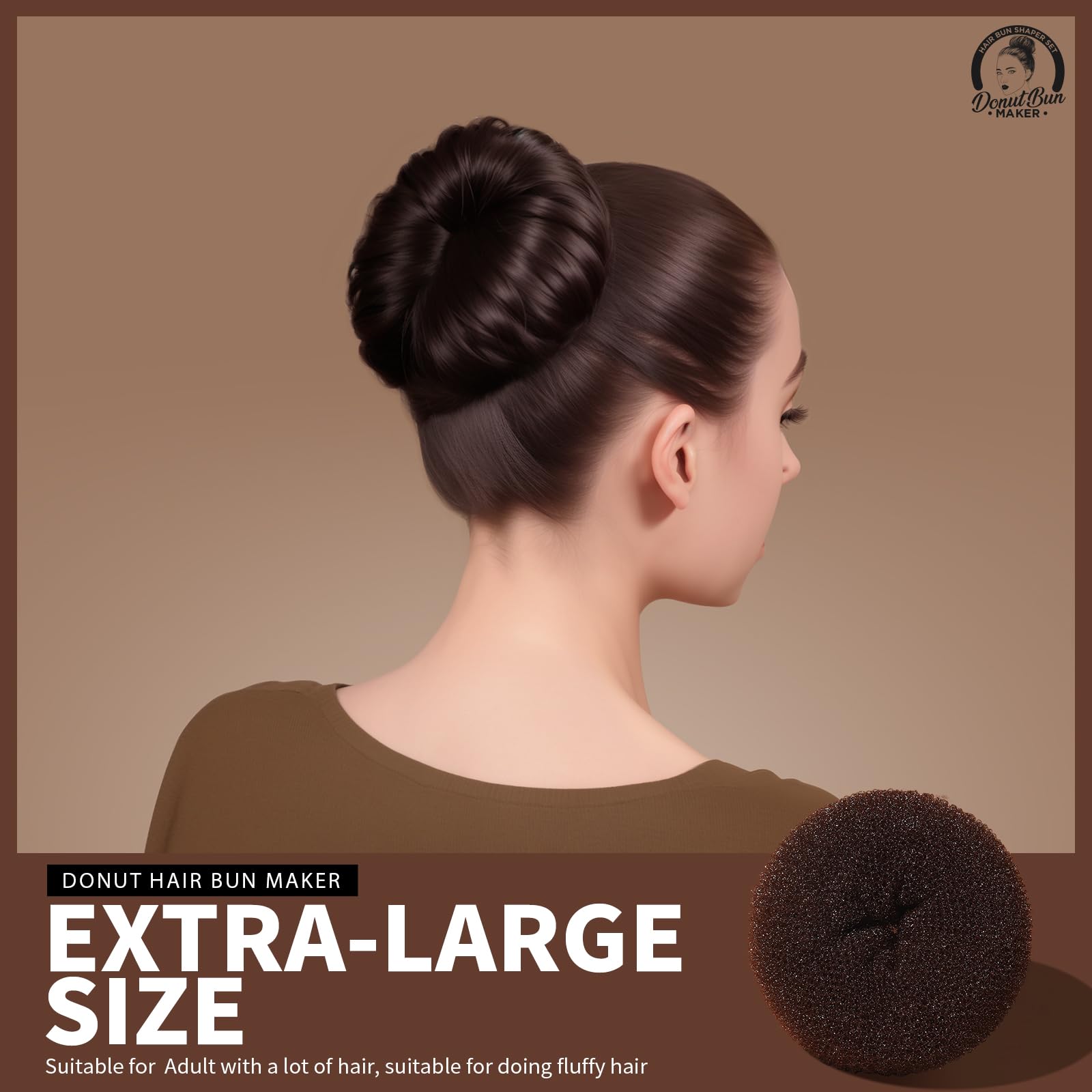 Teenitor Hair Bun Maker Medium Bun for versatile everyday looks