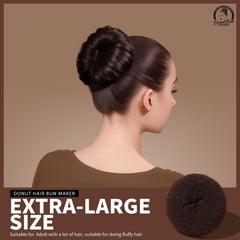 Teenitor Hair Bun Maker Medium Bun for versatile everyday looks