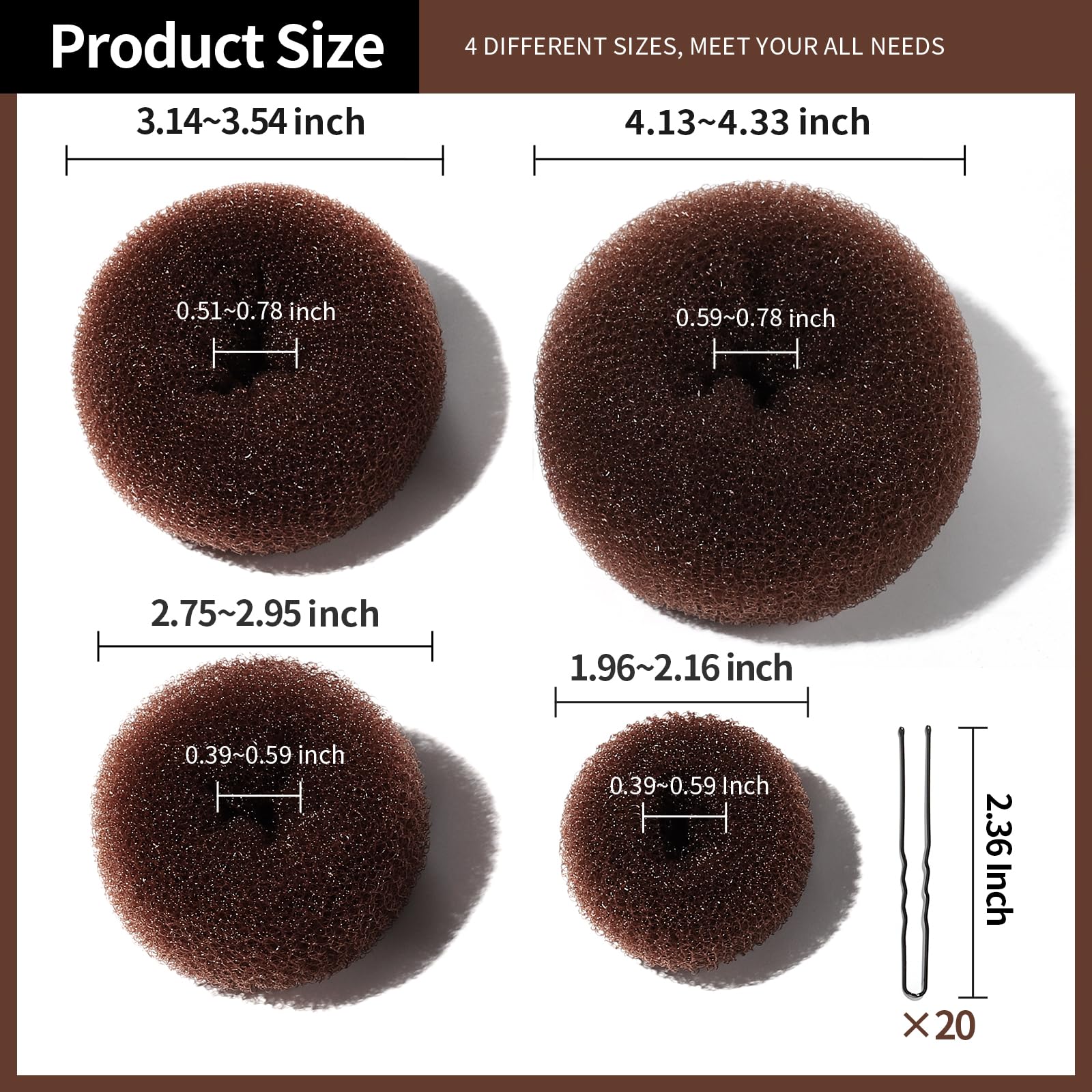 Teenitor Hair Bun Maker Soft Material delivers gentle comfortable wear