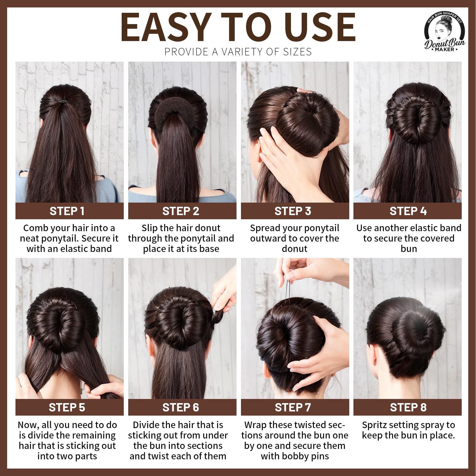 Teenitor Hair Bun Maker Versatile Styling Options for many looks