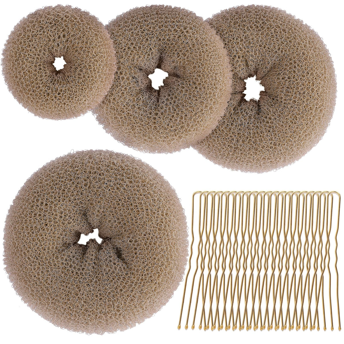 Teenitor Hair Bun Shaper extra-large donut for secure, voluminous updos.