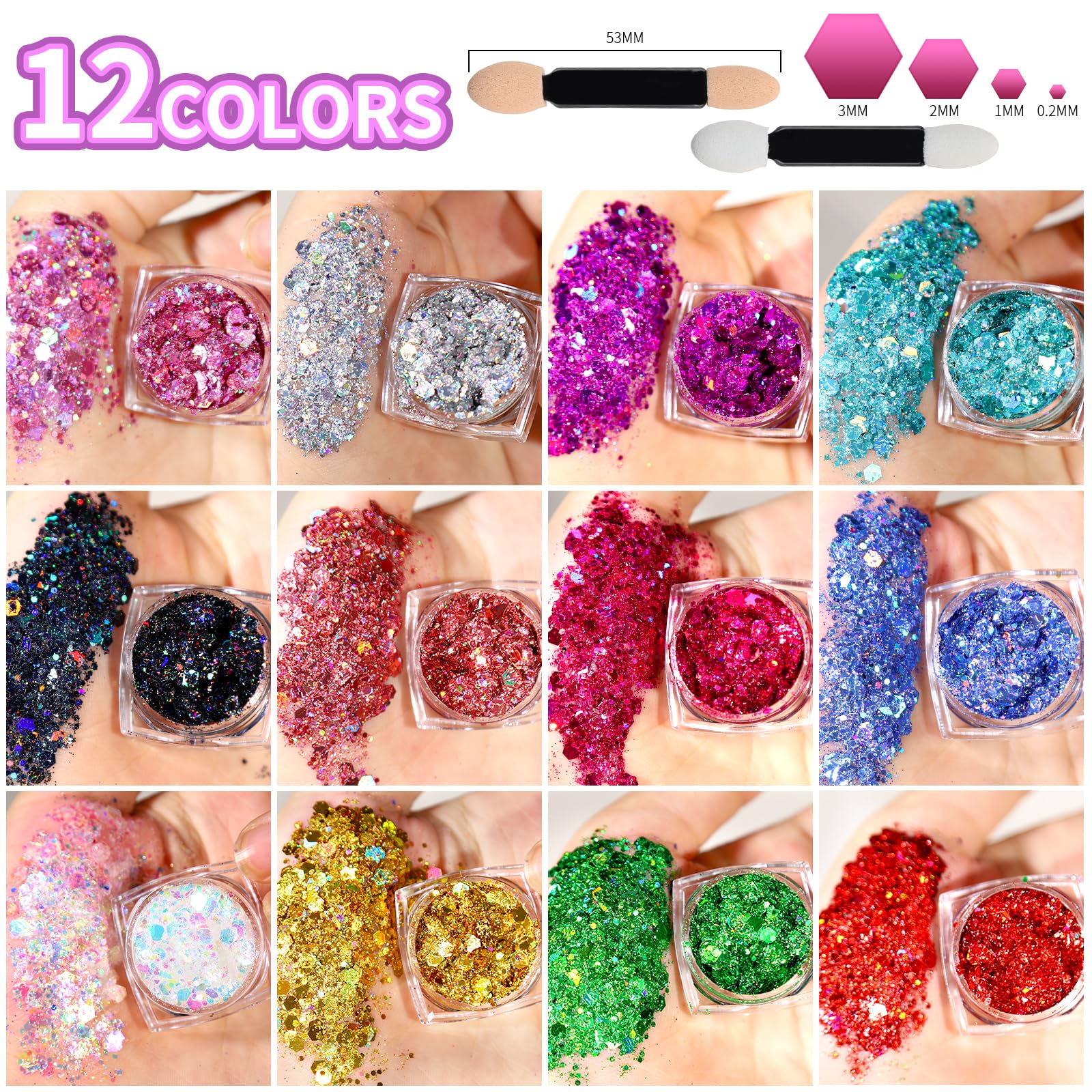 Teenitor Hair Glitter Gel adds shimmering accents that stay put during dancing.
