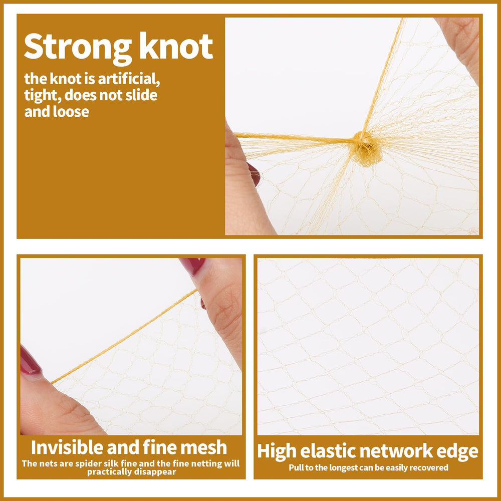 Teenitor hair nets 50cm stretched for versatile bun styles