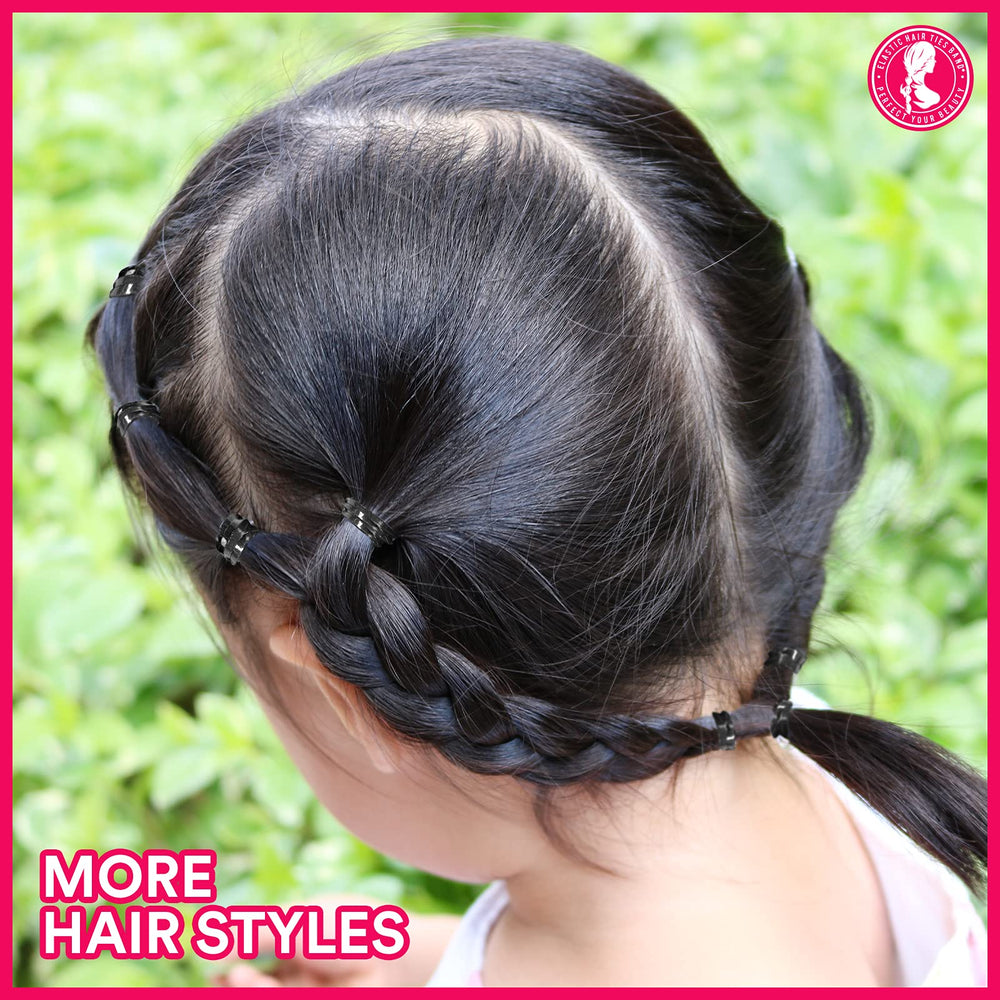 Teenitor hair styling ideas with elastic bands for kids