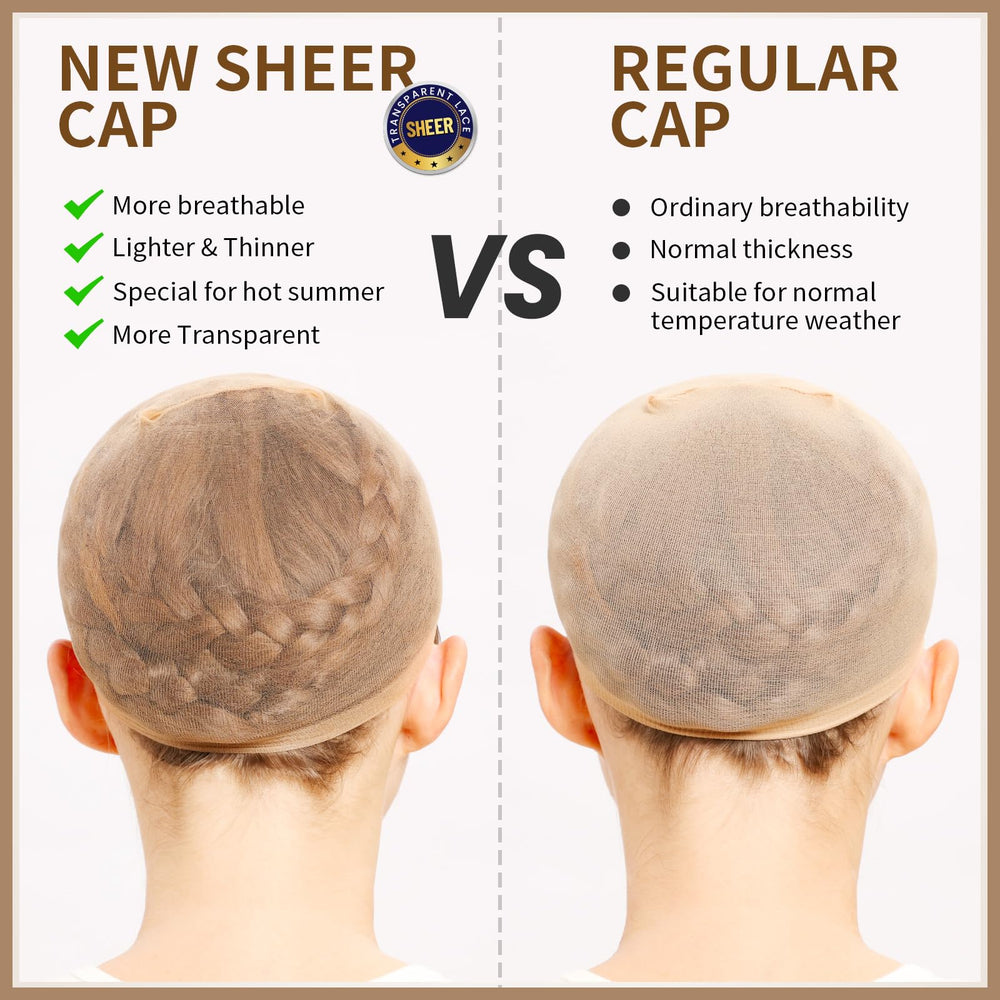 Teenitor HD wig cap ultra-thin material for seamless blend with hairline.