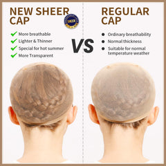 Teenitor HD wig cap ultra-thin material for seamless blend with hairline.
