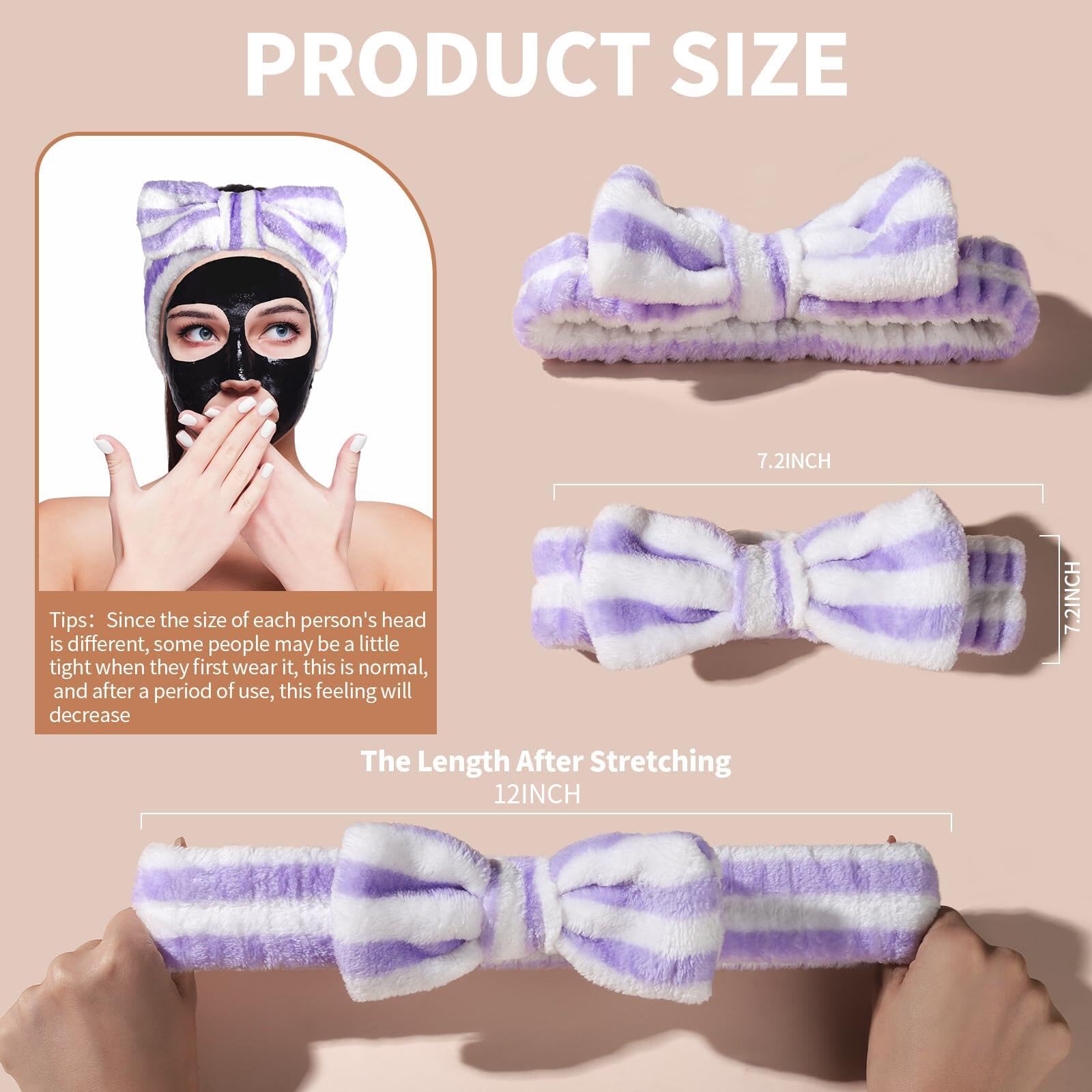 Teenitor headband with removable bow adds cute style during makeup sessions.