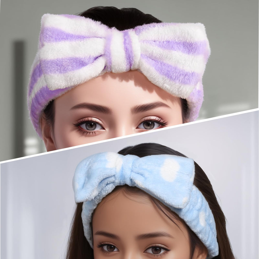 Teenitor headbands keep hair out of the face during showers and routines.