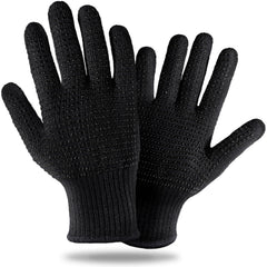 Teenitor heat-resistant glove with silicone bumps for safe hair tool handling.