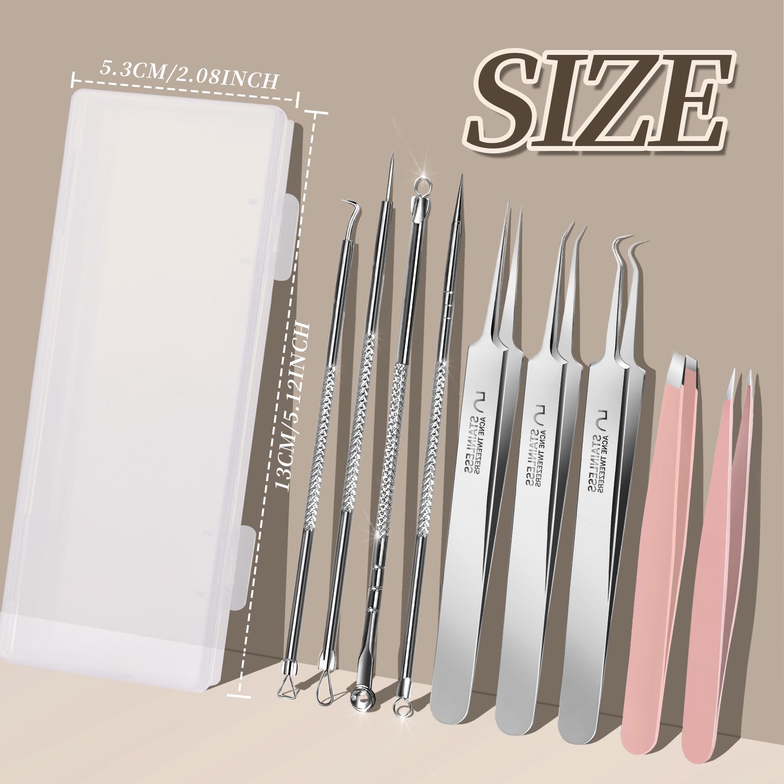 Teenitor ingrown hair remover tweezers support clean grooming with reduced tug.