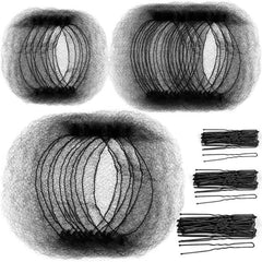 Teenitor invisible elastic hair net wrapped for a discreet, secure ballerina bun.