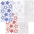 Teenitor 4th of July Star Face Gems | Self-Adhesive Face Rhinestones Kit