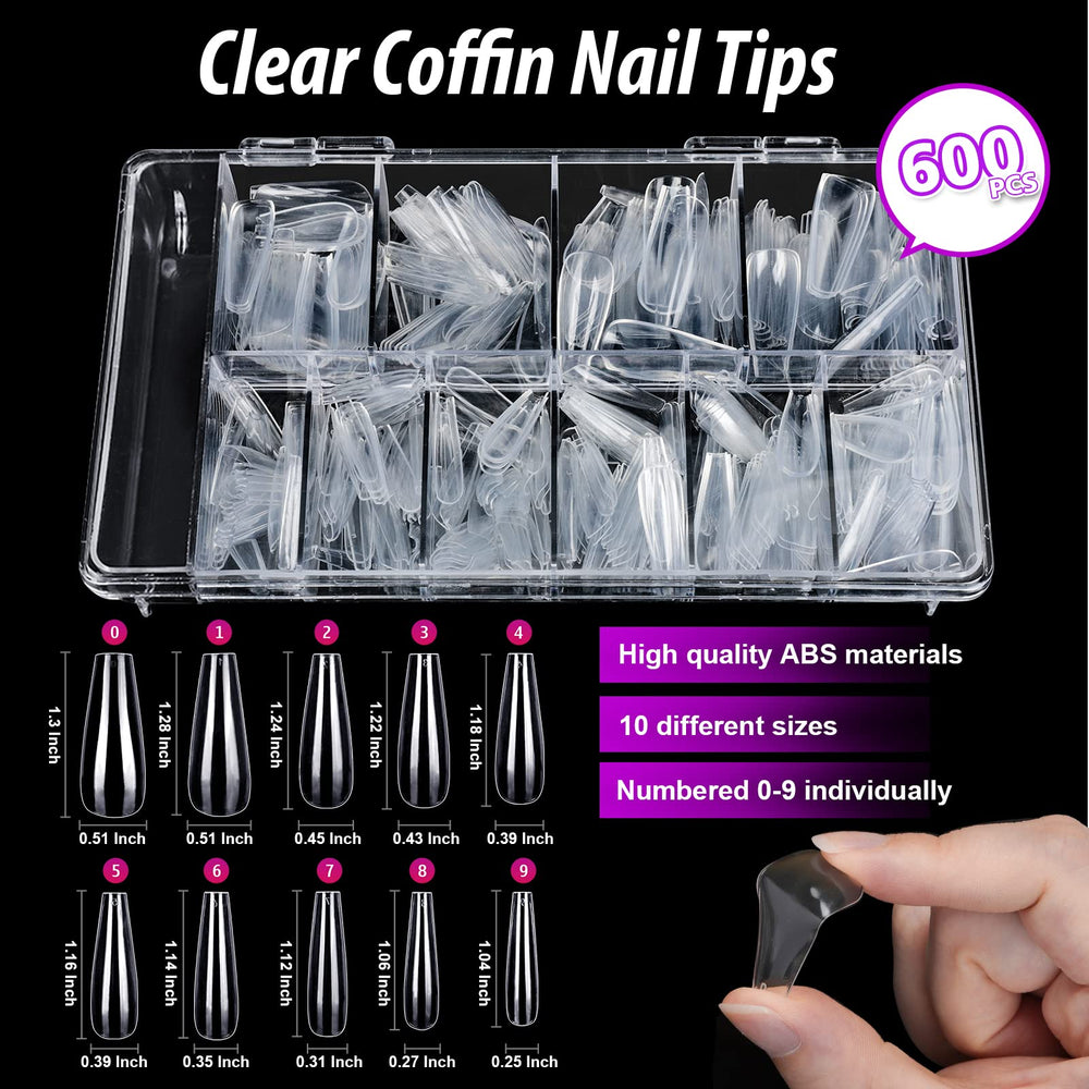 Teenitor kit para arte de uñas y práctica