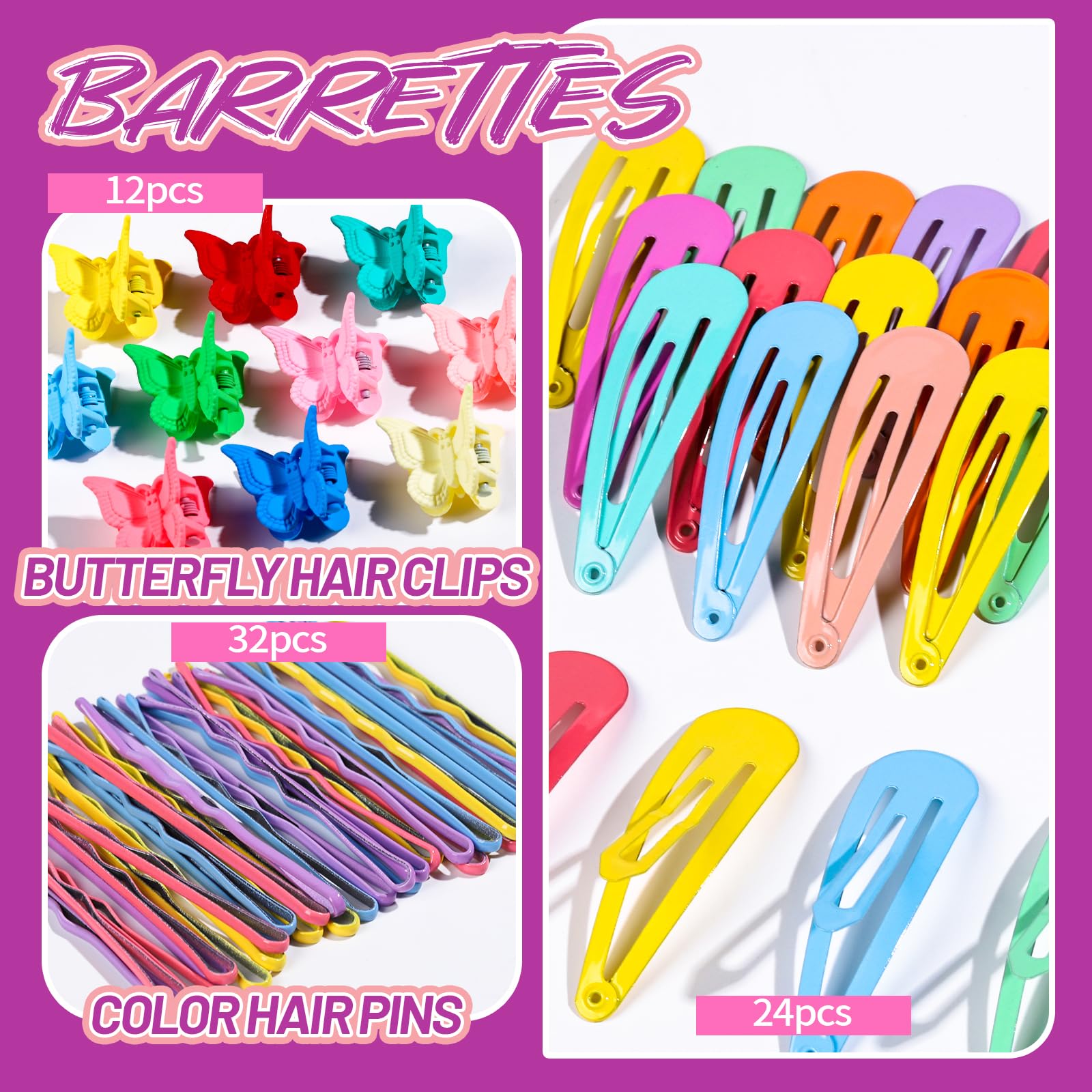 Teenitor ligas para cabello de colores vivos, 15 tonos para combinar con atuendos.