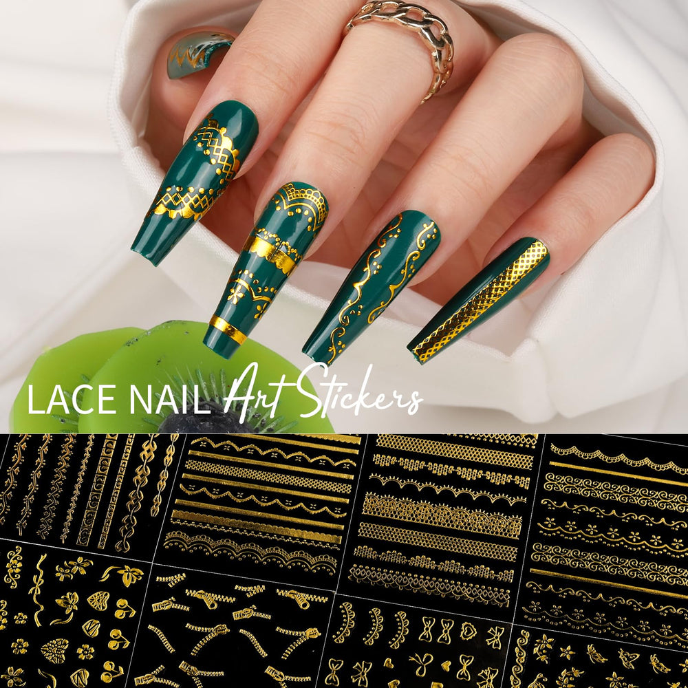Teenitor moon-star nail decals for festive accents