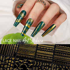 Teenitor moon-star nail decals for festive accents