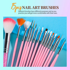 Teenitor nail art dotting tools for creating dots and patterns with control