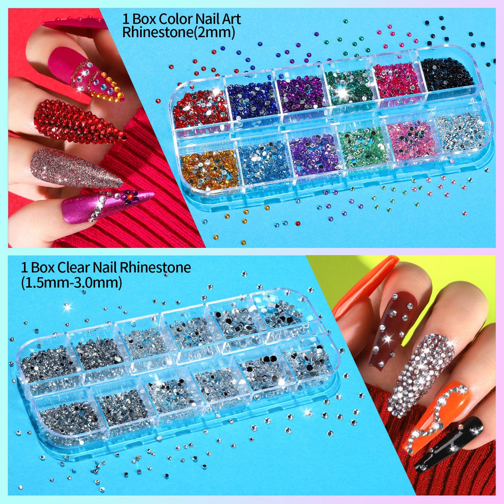 Teenitor nail art foils and gold-silver tapes for shiny accents
