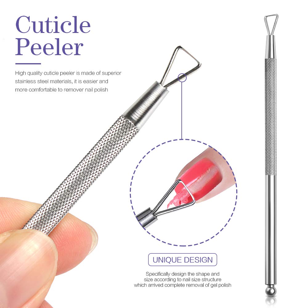 Teenitor Nail Brushes for precise cleansing during removal